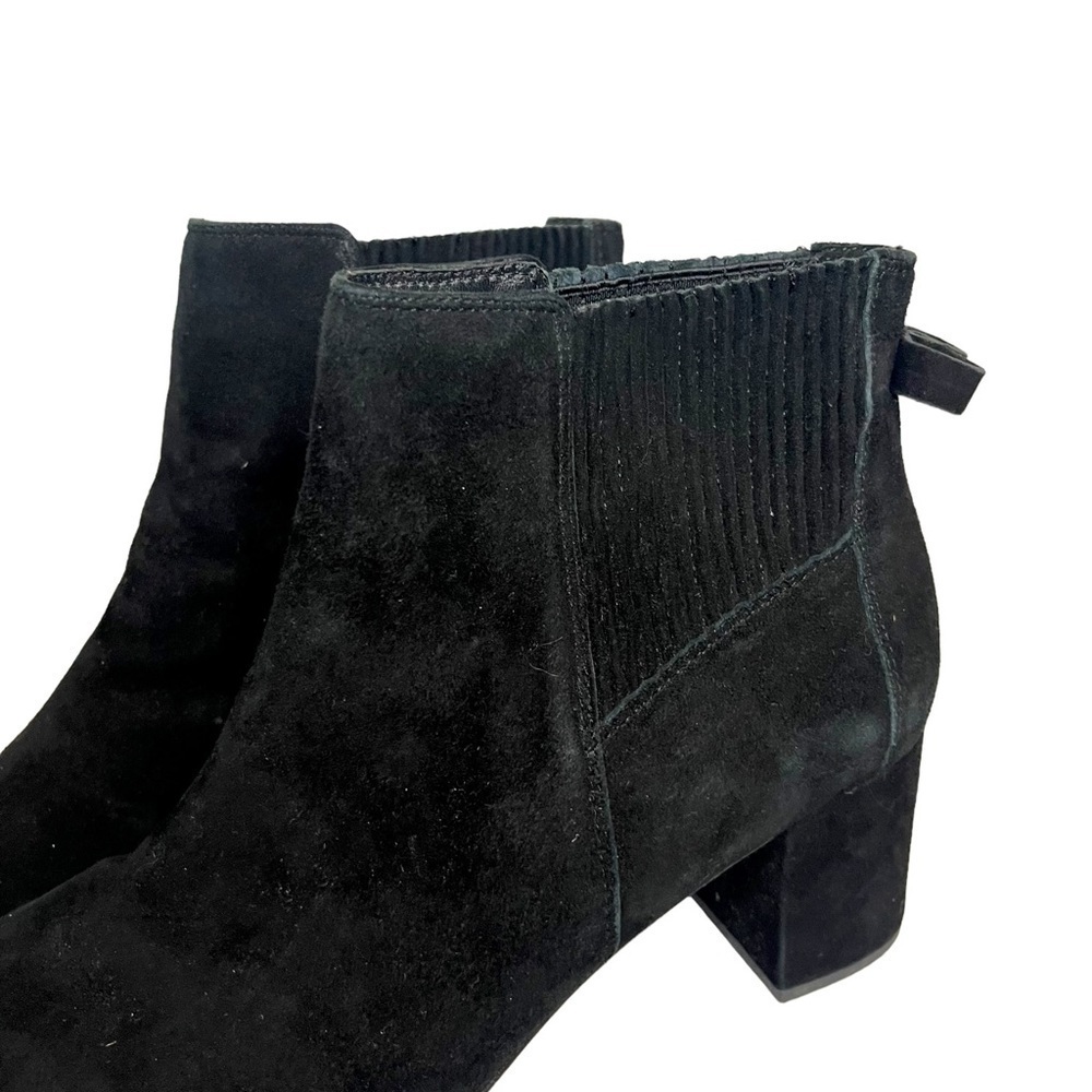 Kate Spade Suede Black Bow Boots - Picture 2 of 6